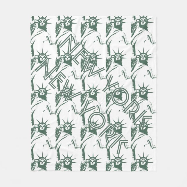 New York Souvenir Blanket Statue of Liberty Decor (Front)