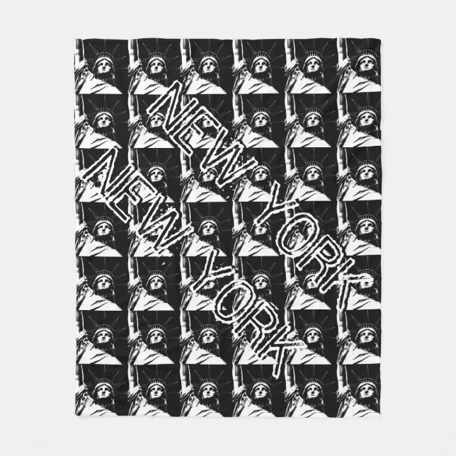 New York Souvenir Blanket Statue of Liberty Decor (Front)