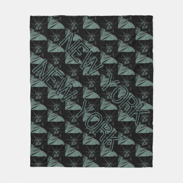 New York Souvenir Blanket Statue of Liberty Decor (Front)