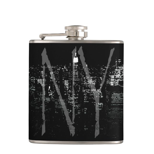 New York Souvenir Flask Empire State NYC Gifts (Front)