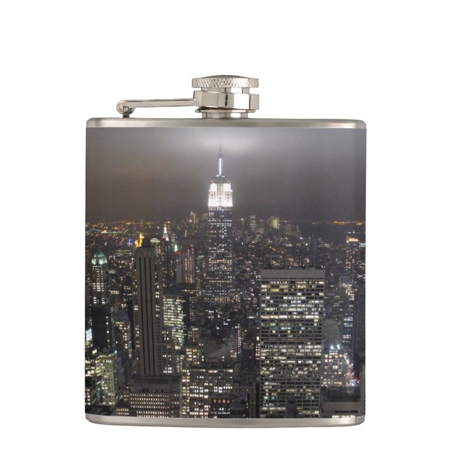 New York Souvenir Flask Empire State NYC Gifts (Front)