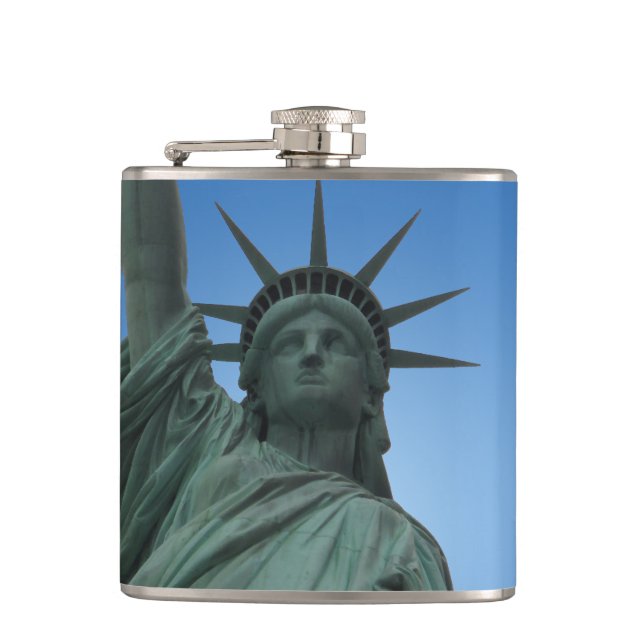 New York Souvenir Flask Statue of Liberty Flask (Front)