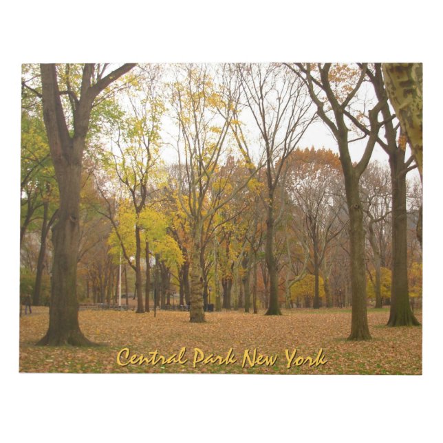 New York Souvenir Notepad Central Park NYC Gift (Front)