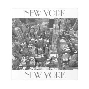 New York Souvenir Notepad Empire State View Gift