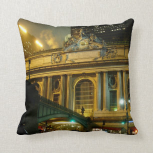 New York Souvenir Pillow NY Grand Central Pillow