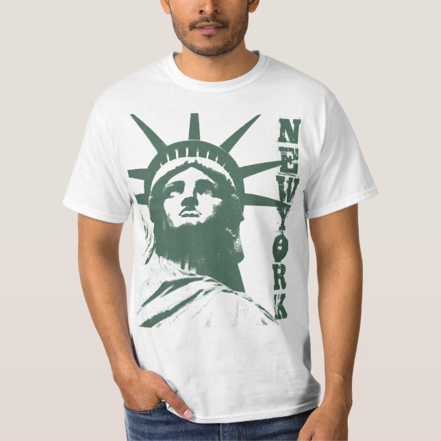 New York Souvenir T-Shirt Statue of Liberty Shirt (Front)