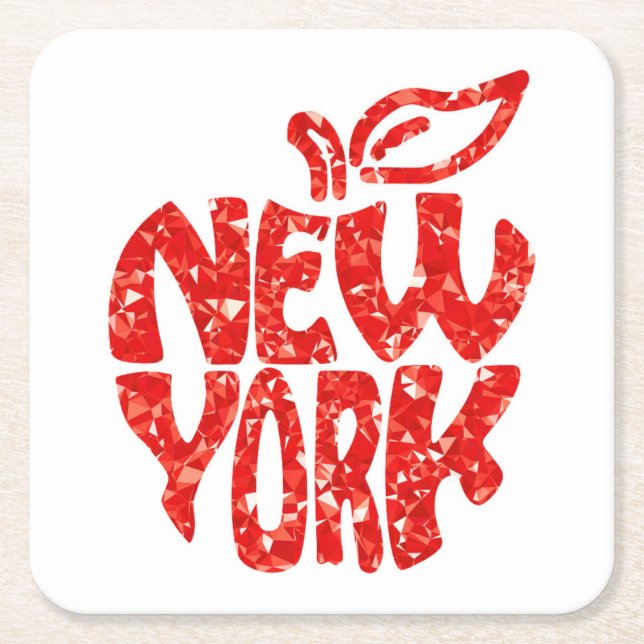 NEW YORK SQUARE PAPER COASTER (Front)