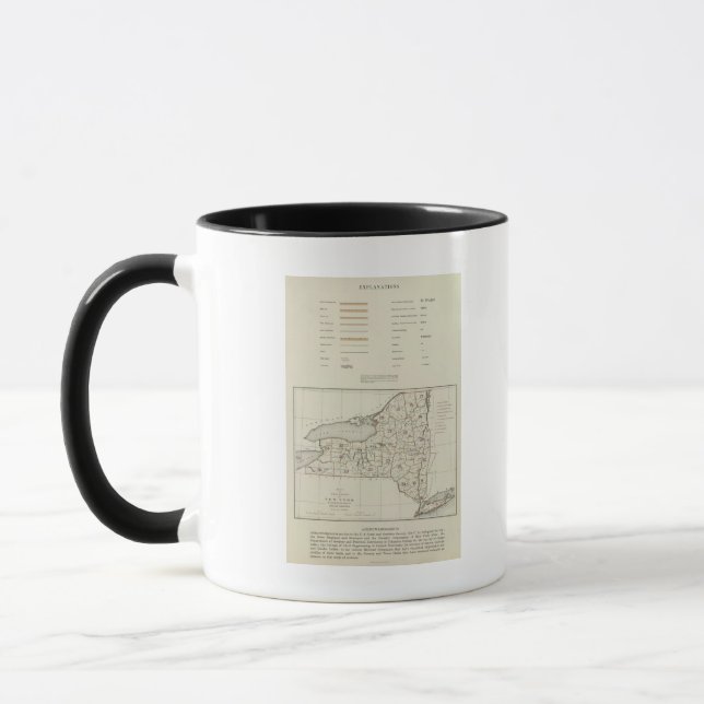 New York state atlas Mug (Left)