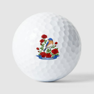 New York State Bird and Flower Golf Balls