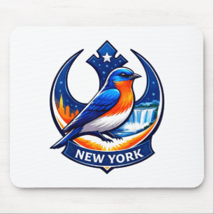 New york state bird resistance bluebird ny resist mouse mat