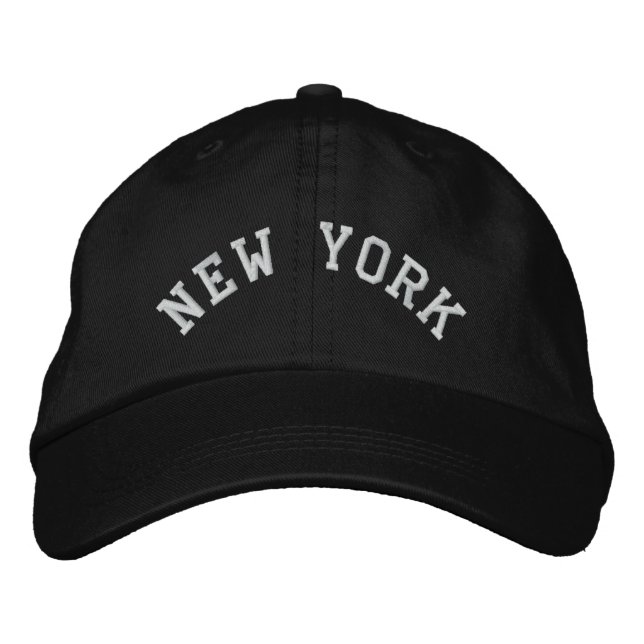 New York State Embroidered Hat (Front)