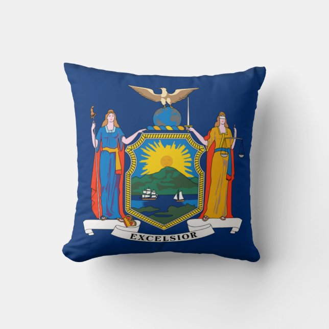 New York State Flag Cushion (Front)