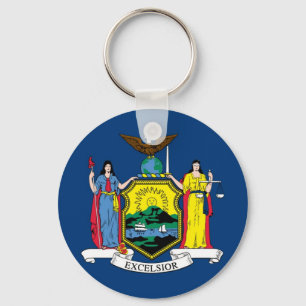 New York State Flag Key Ring