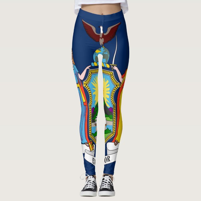 New York State flag Leggings (Front)