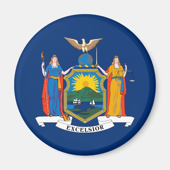 New York State Flag Magnet (Front)