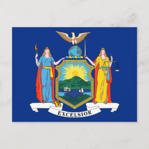 New York State Flag Postcard