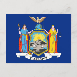 New York State Flag Postcard