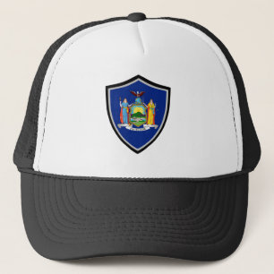 New York State flag trucker hat