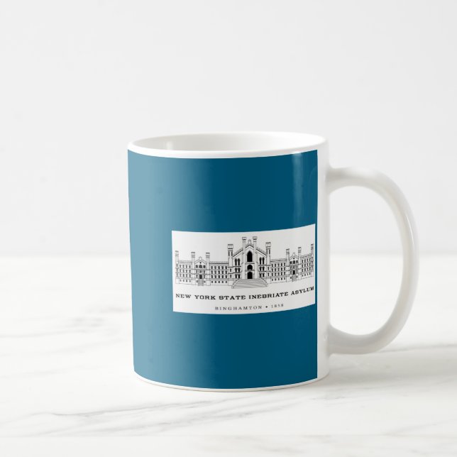 New York State Inebriate Asylum Binghamton 1858 _1 Coffee Mug (Right)