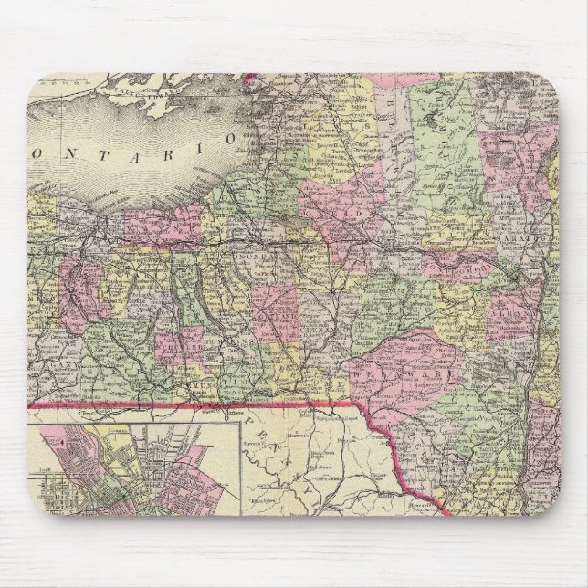 New York State Mouse Mat (Front)