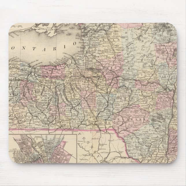New York State Mouse Mat (Front)