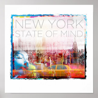 New York STate of Mind Poster 12" x 12"