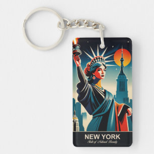 New York: State of Natural Beauty Key Ring