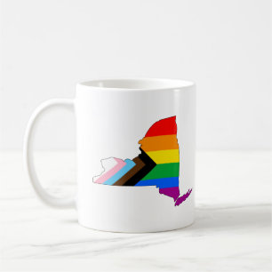 New York State Pride LGBTQ Progress Pride Coffee Mug