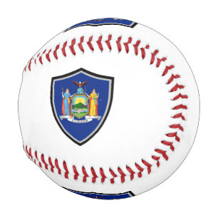 New York State shield flag baseball