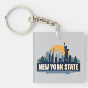 New York State, United States of America Key Ring