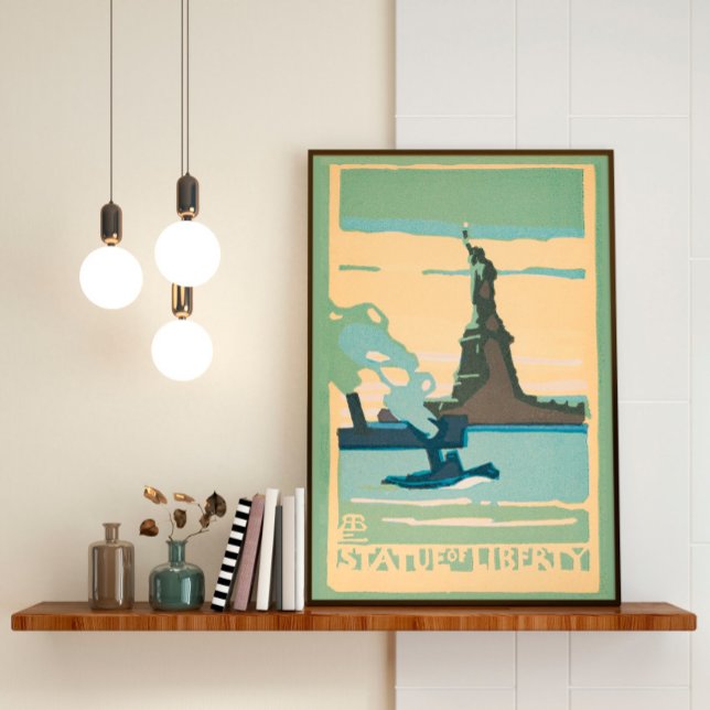 New York - Statue of Liberty (1916) Poster (Creator Uploaded)