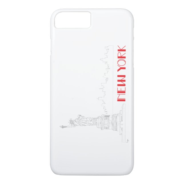 New-York, Statue-of-Liberty Cool Case-Mate iPhone Case (Back)