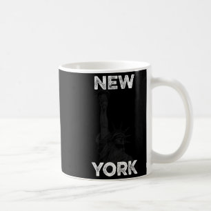 New York Statue Of Liberty Halftone Effect  Coffee Mug