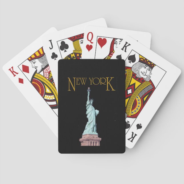 New York Statue Of Liberty Playing Cards (Back)