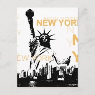 New York Statue of Liberty Postcard