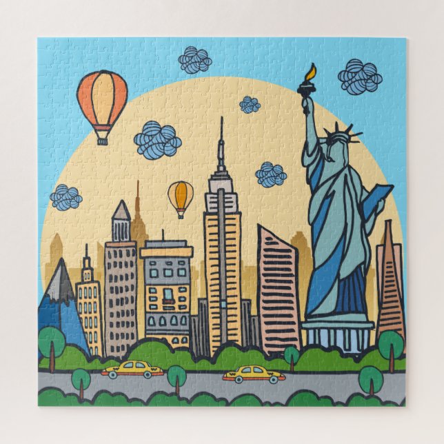 New York Statue of Liberty Puzzle (Vertical)