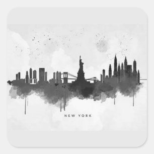 New York Stciker Square Sticker