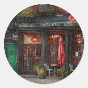 New York - Store - Greenwich Village - Sweet Life Classic Round Sticker