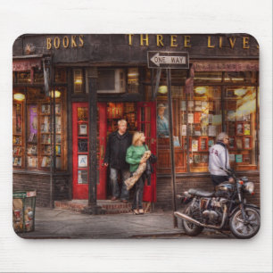 New York - Store - Greenwich Village - Three Lives Mouse Mat