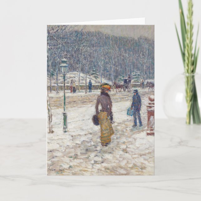 New York Street | Childe Hassam Card (Front)