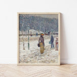 New York Street | Childe Hassam Poster<br><div class="desc">New York Street (1902) | Original artwork by American Impressionist painter Childe Hassam (1859-1935). The work depicts a New York city street scene in winter with abstract figures walking in the snow.

Use the design tools to add custom text or personalise the image.</div>