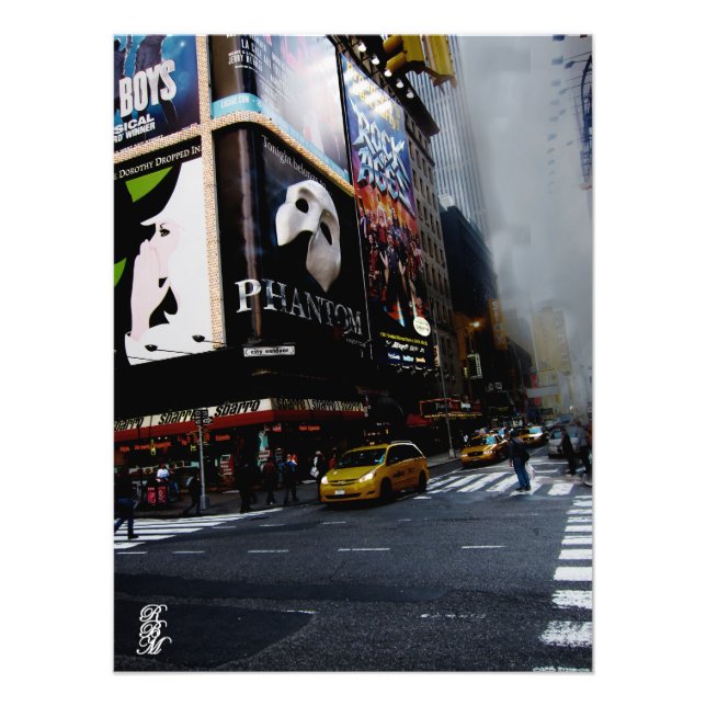 New York Street Photo Print (Front)