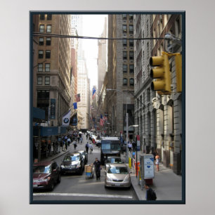 New York Street Scene Poster
