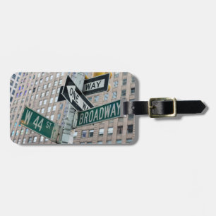 New York Street Signs  -  Luggage Tag