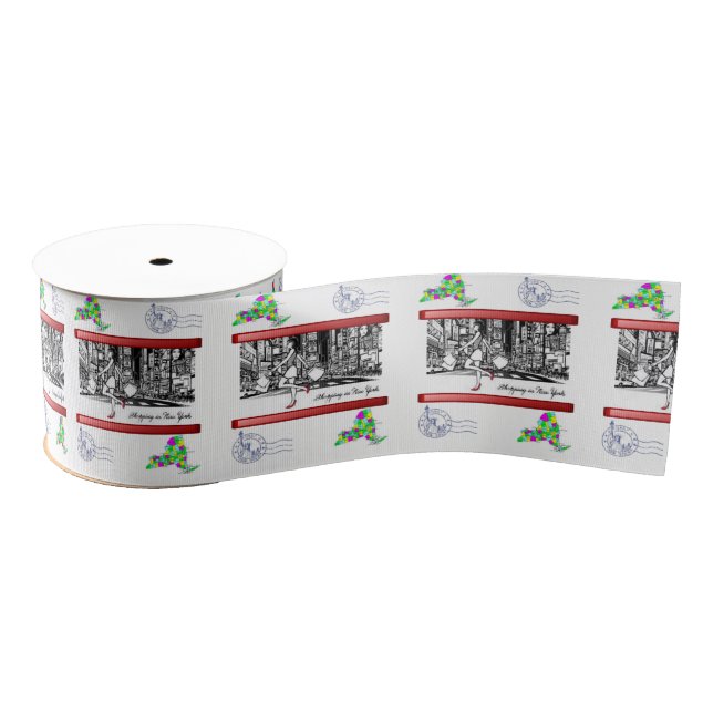 new york style ribbon grosgrain ribbon (Spool)