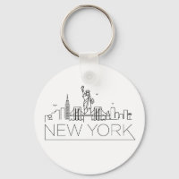 New York Stylised Skyline
