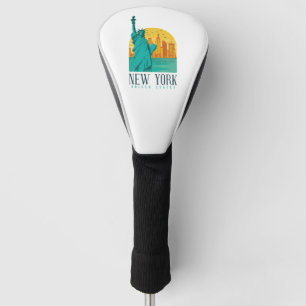 New York Stylish Skyline    Golf Head Cover