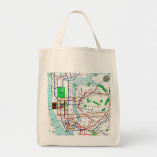 New York: Subway Map, 1940 Tote Bag