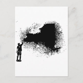 New York Tagger Postcard