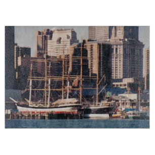 New York tall ships cutting board